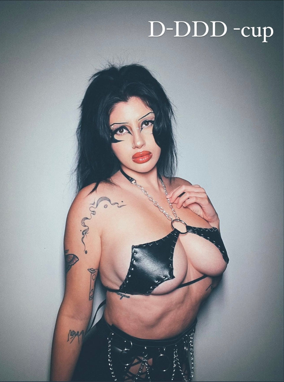 Vampirella Collared Cross top
