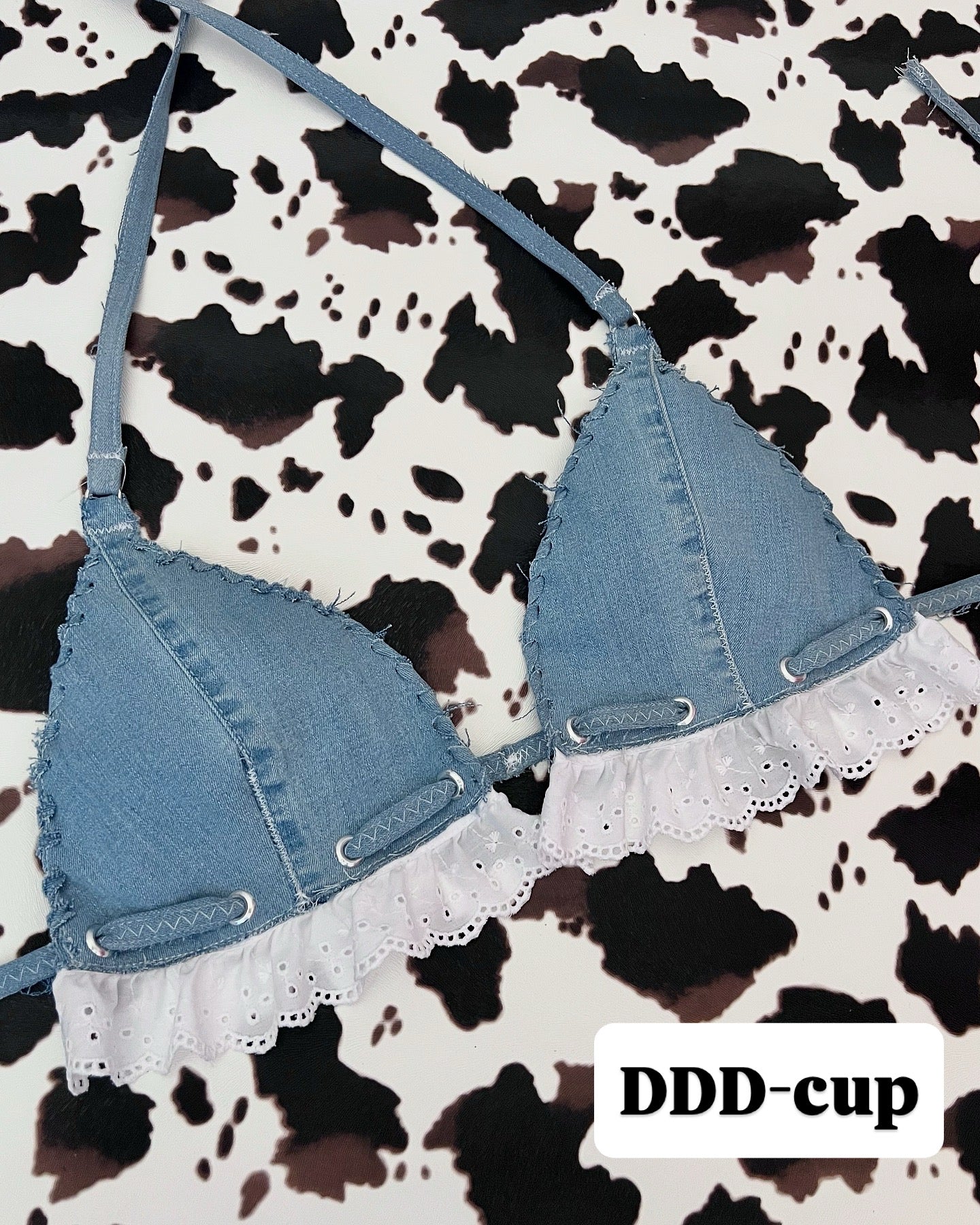 DDD-cup Denim Bralette