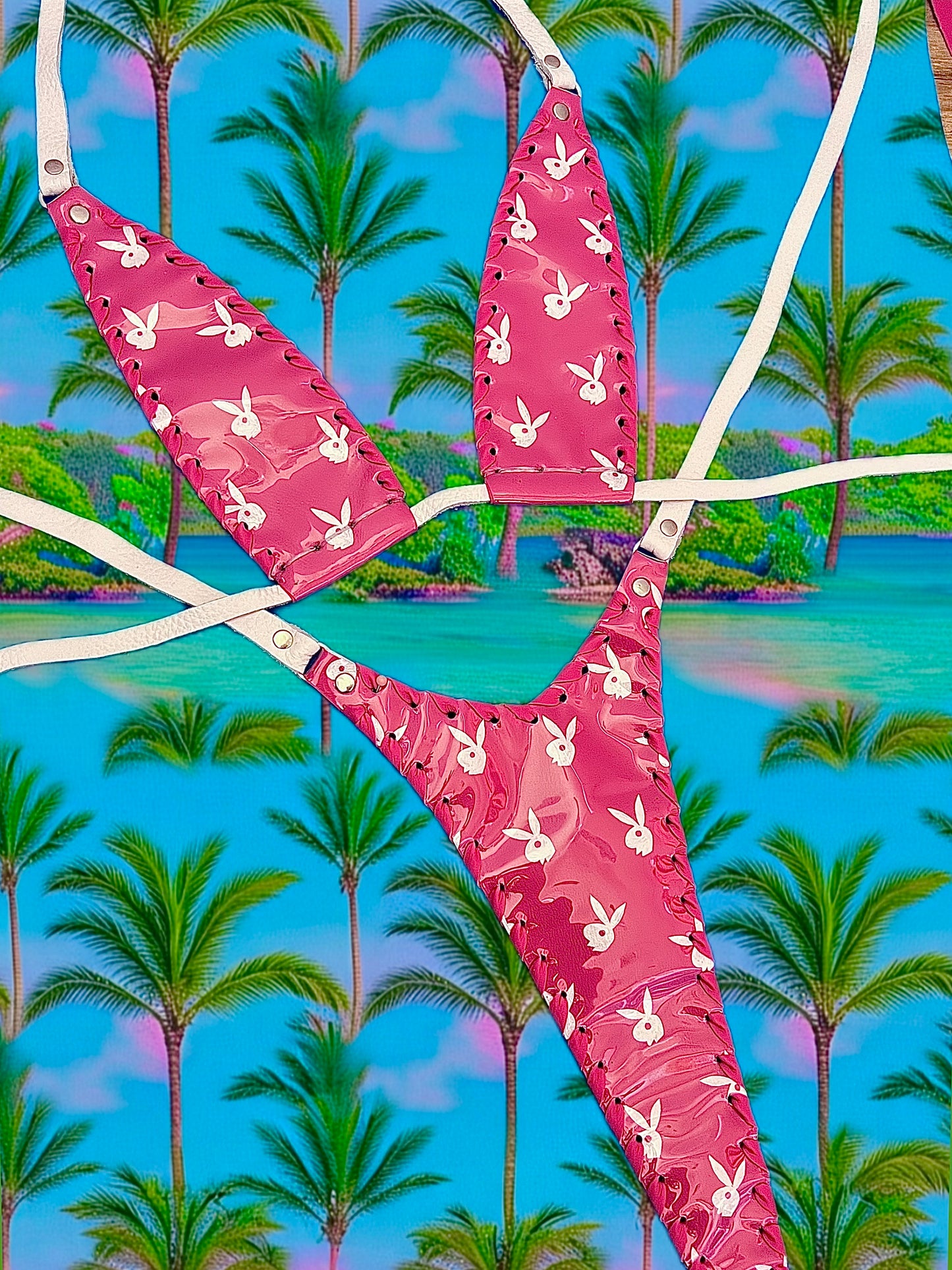 80’s Bunny Kini MAGENTA