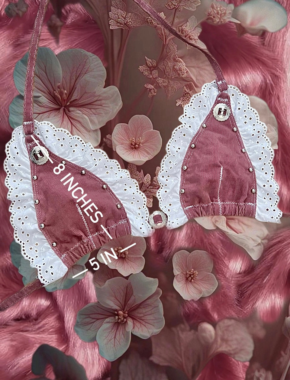 Mauve Lace Bralette
