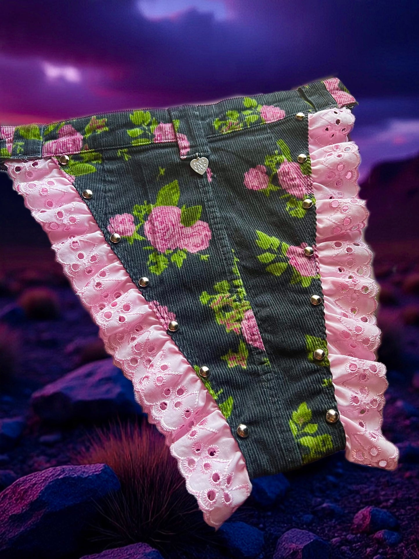 High Waist Floral Bottom