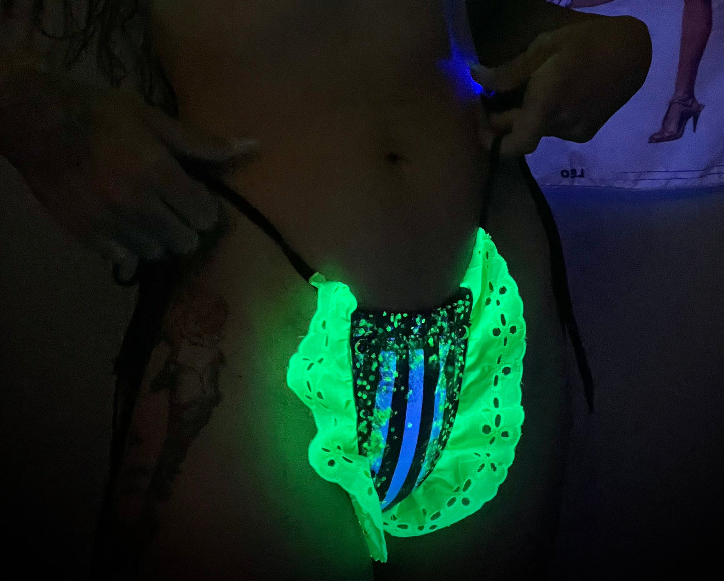 Beetle Juice Lace Thong