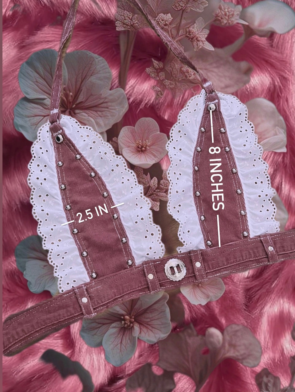 Mauve Lace Micro Top