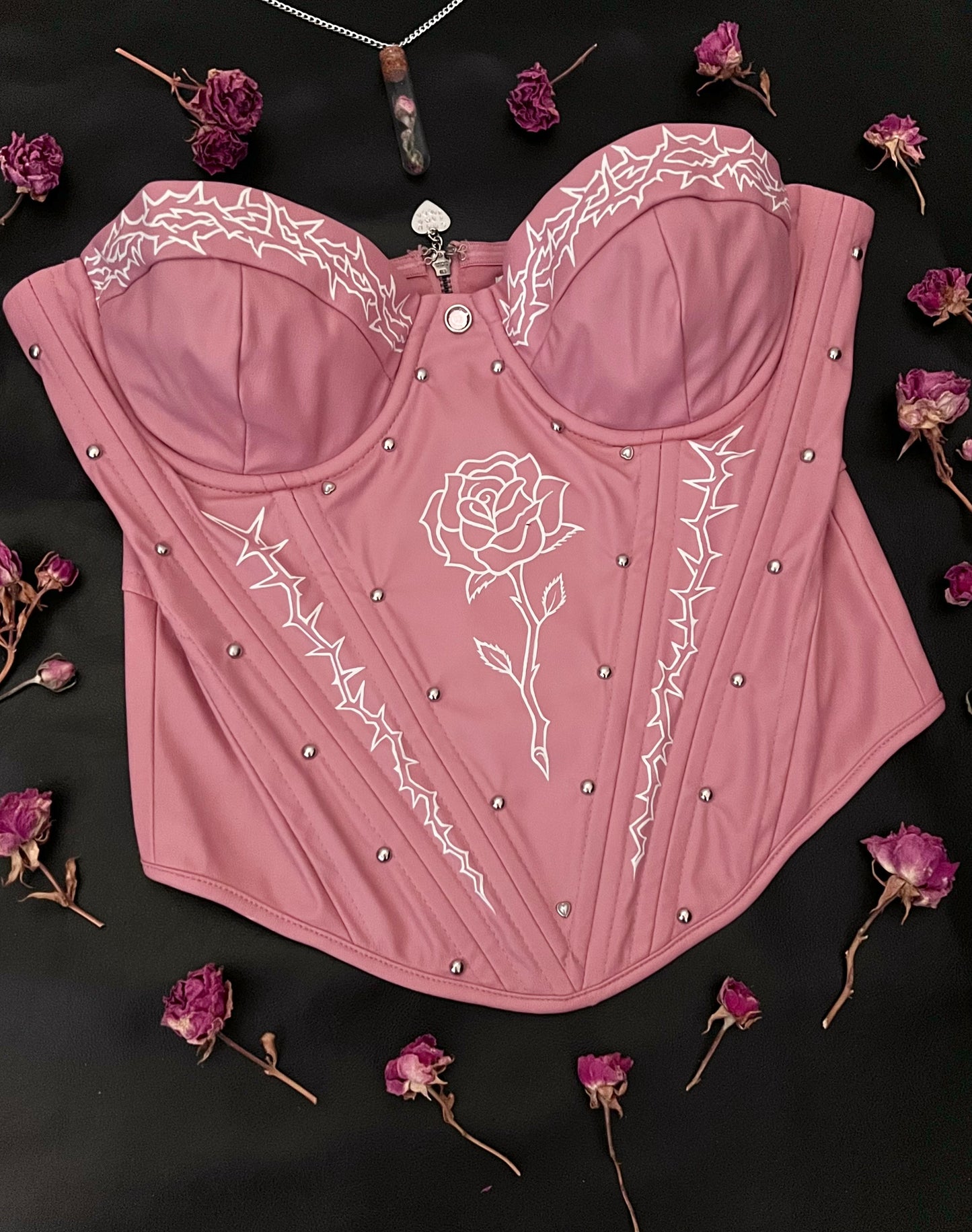 Rose Thorn Corset - Upcycle