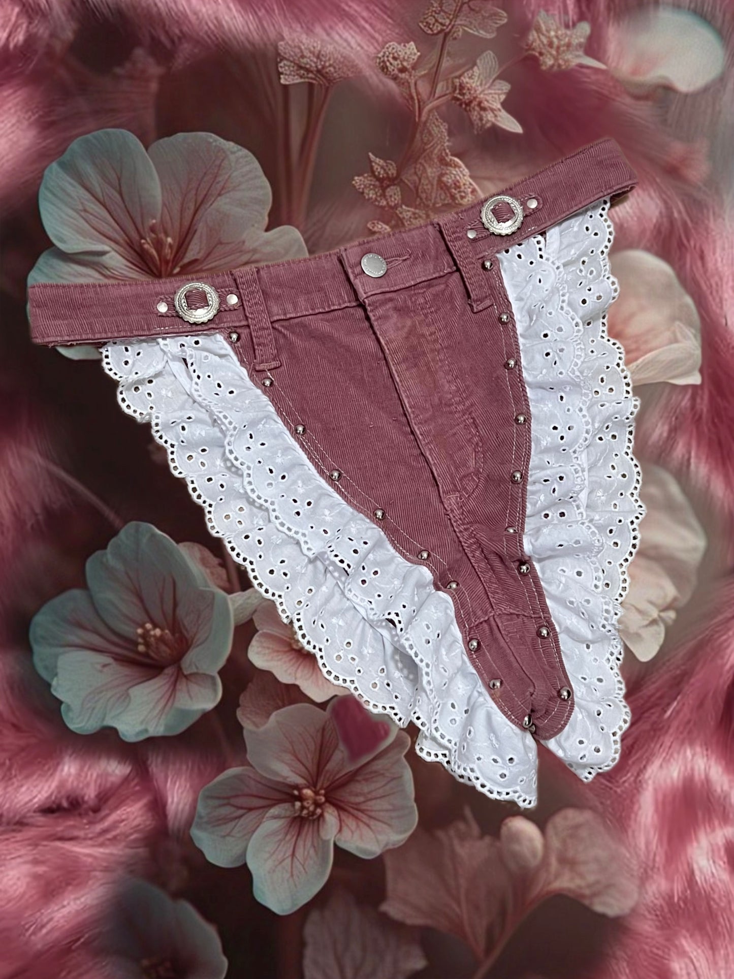 Mauve High Waist Bottom