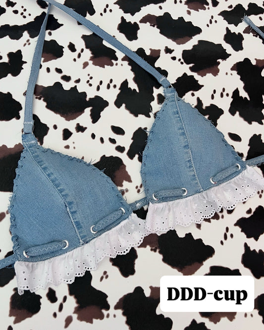 DDD-cup Denim Bralette
