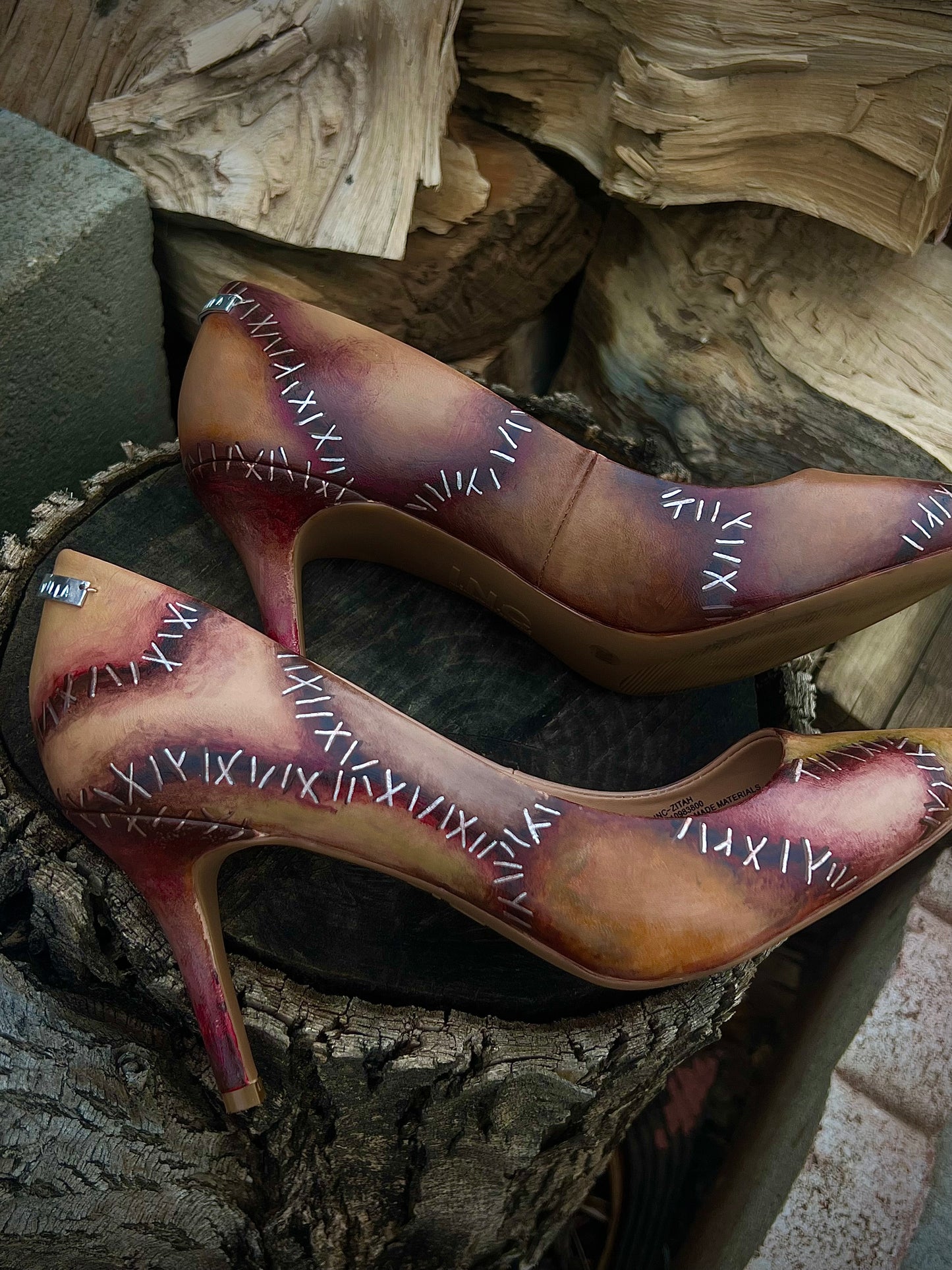Leather Face Heels 7.5