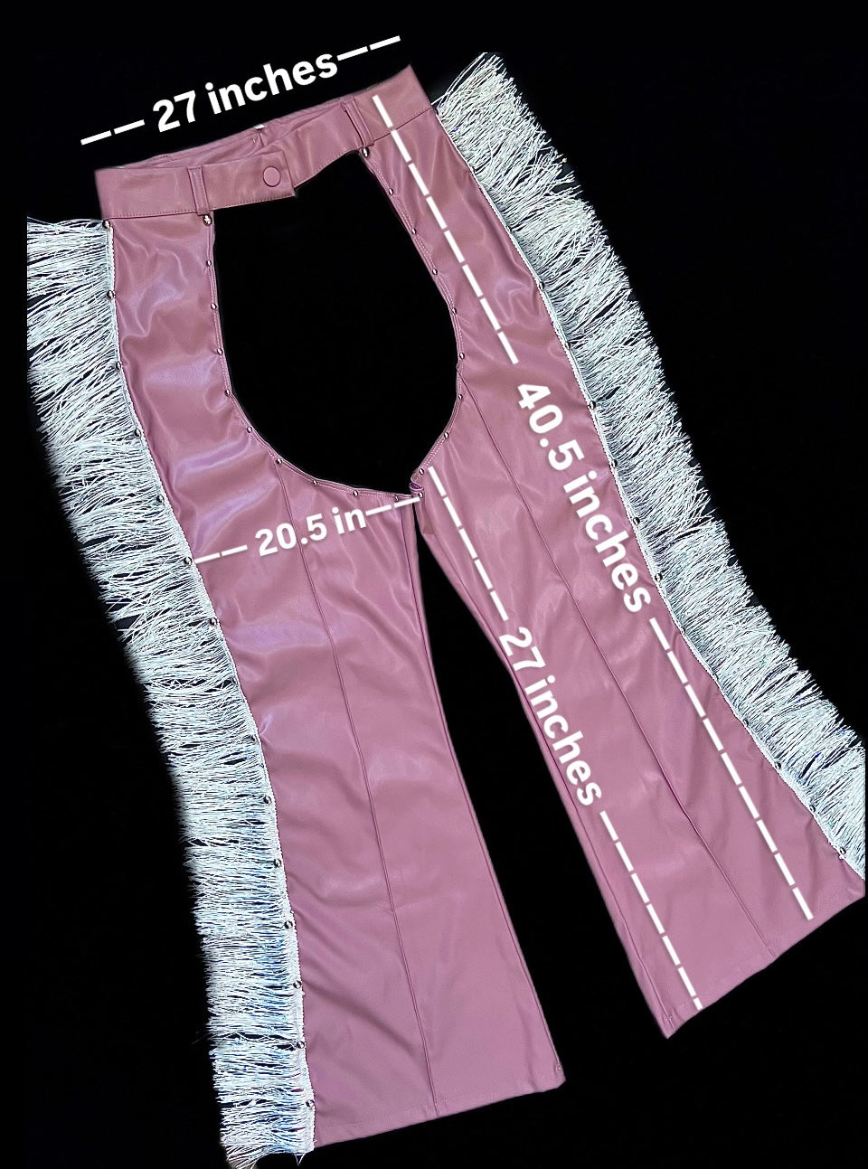 Mauve Pleather Set