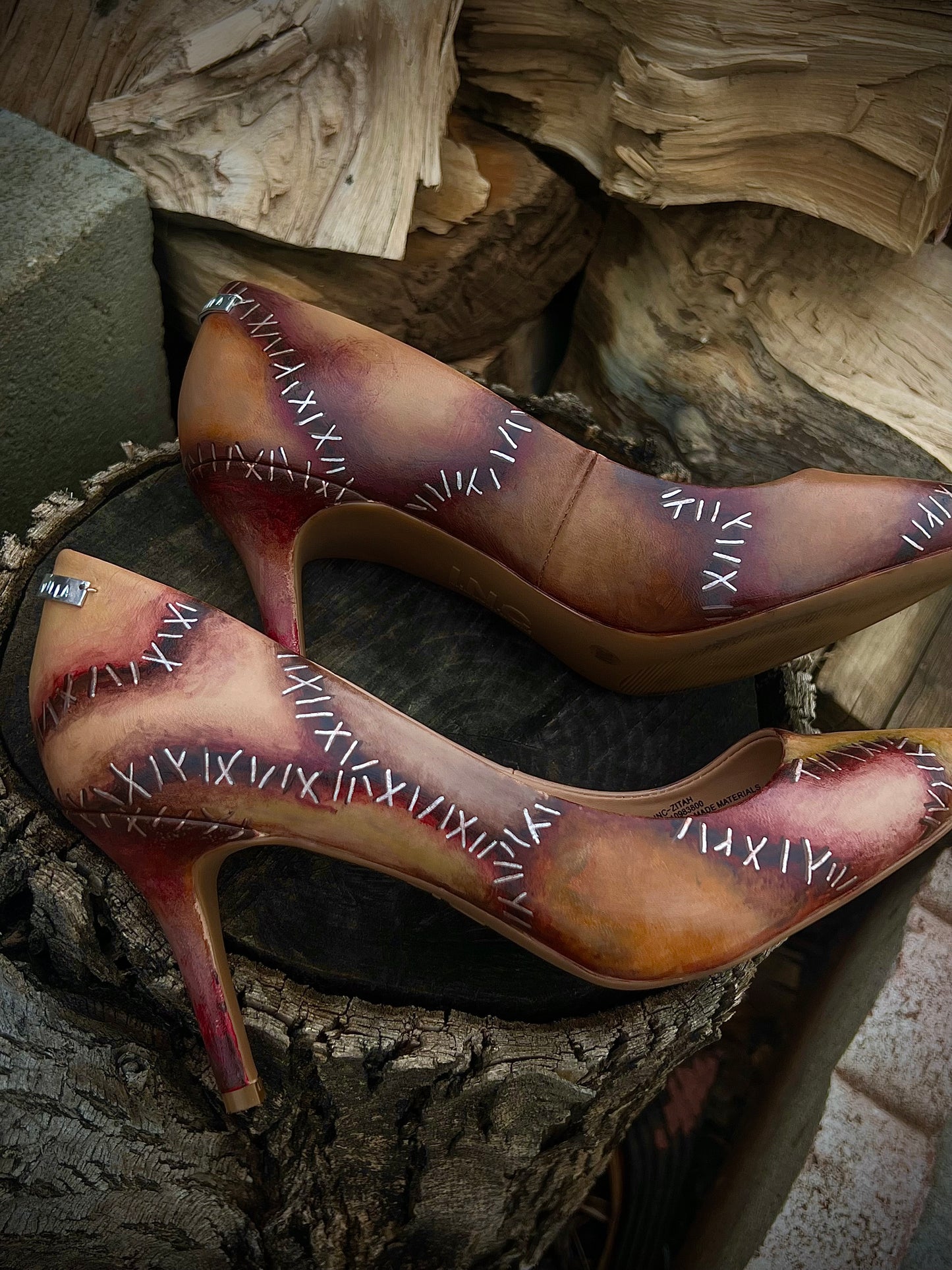 Leather Face Heels 7.5