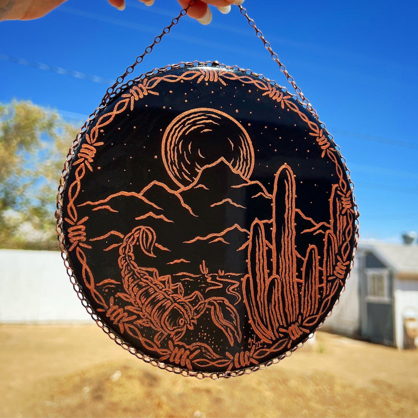 Desert Scene wall hanger