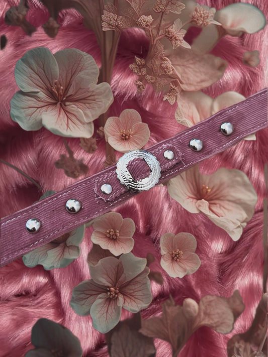 Mauve Studded Choker