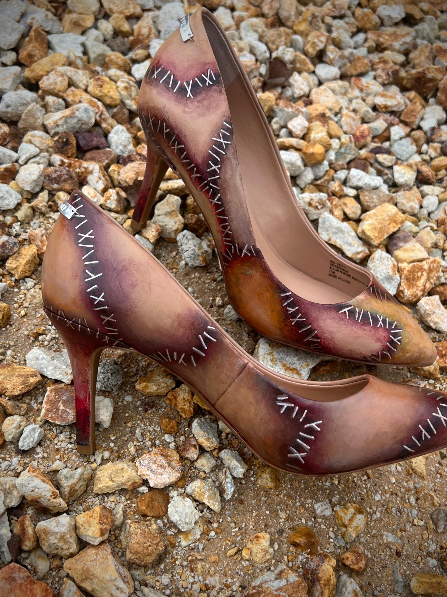 Leather Face Heels 7.5