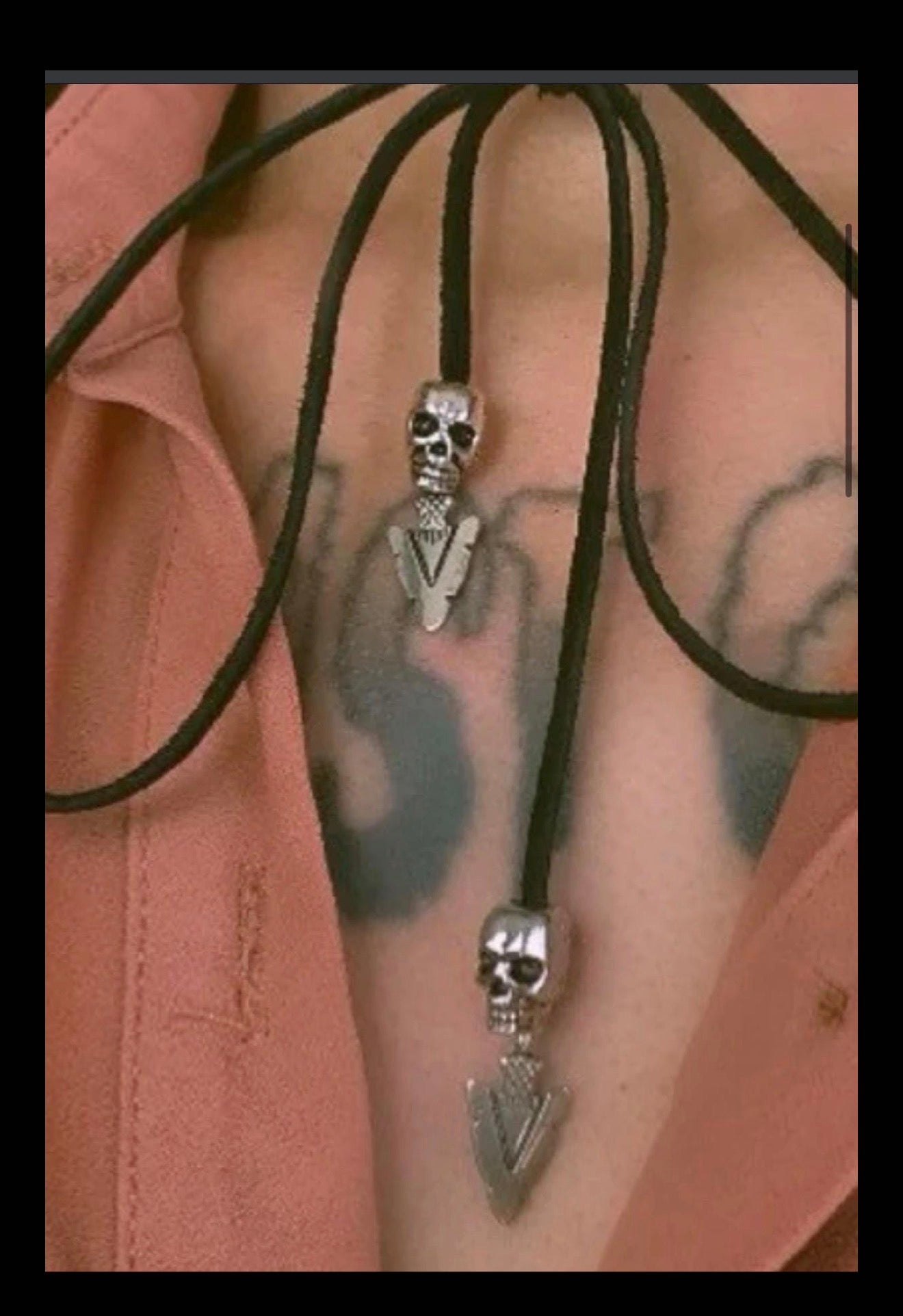 RESERVED Custom Black Leather Choker