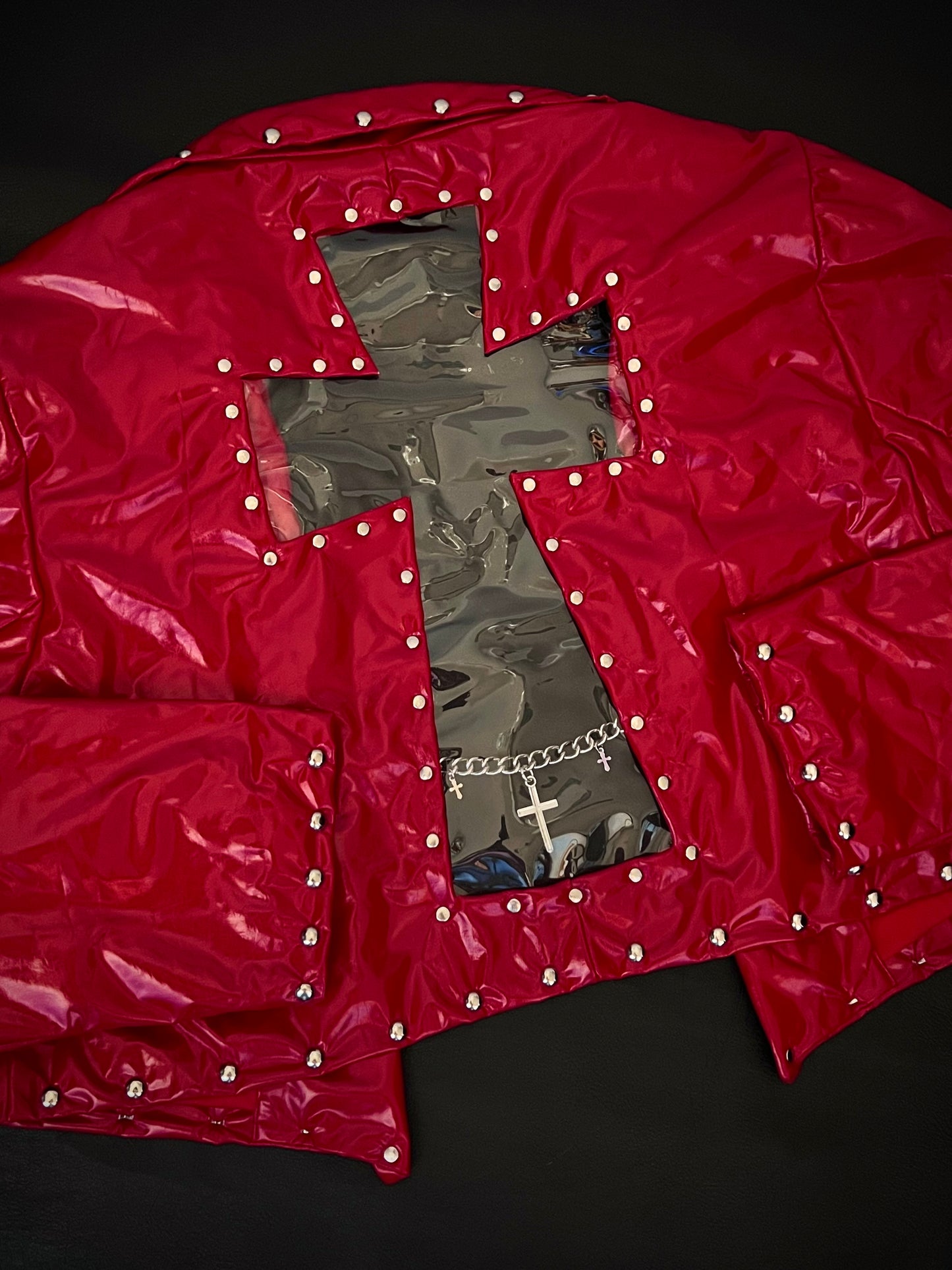 Holy Hell Cropped Jacket Plus Size