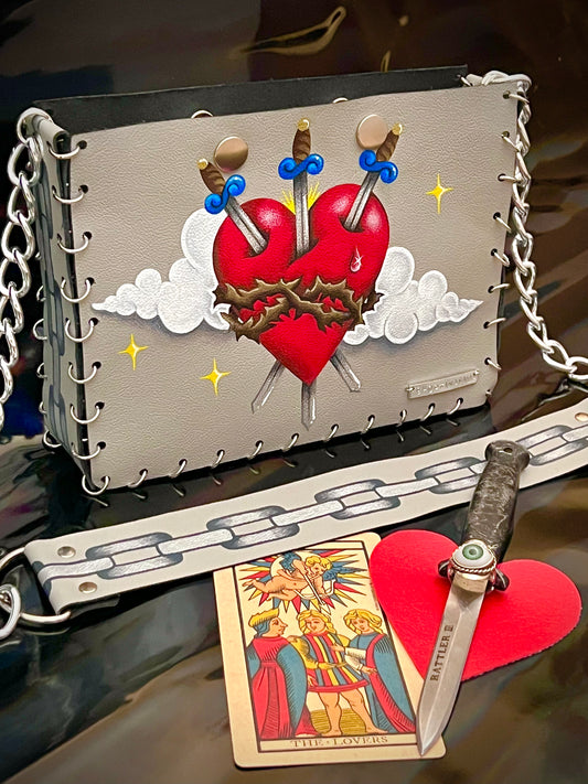 Three of Swords purse