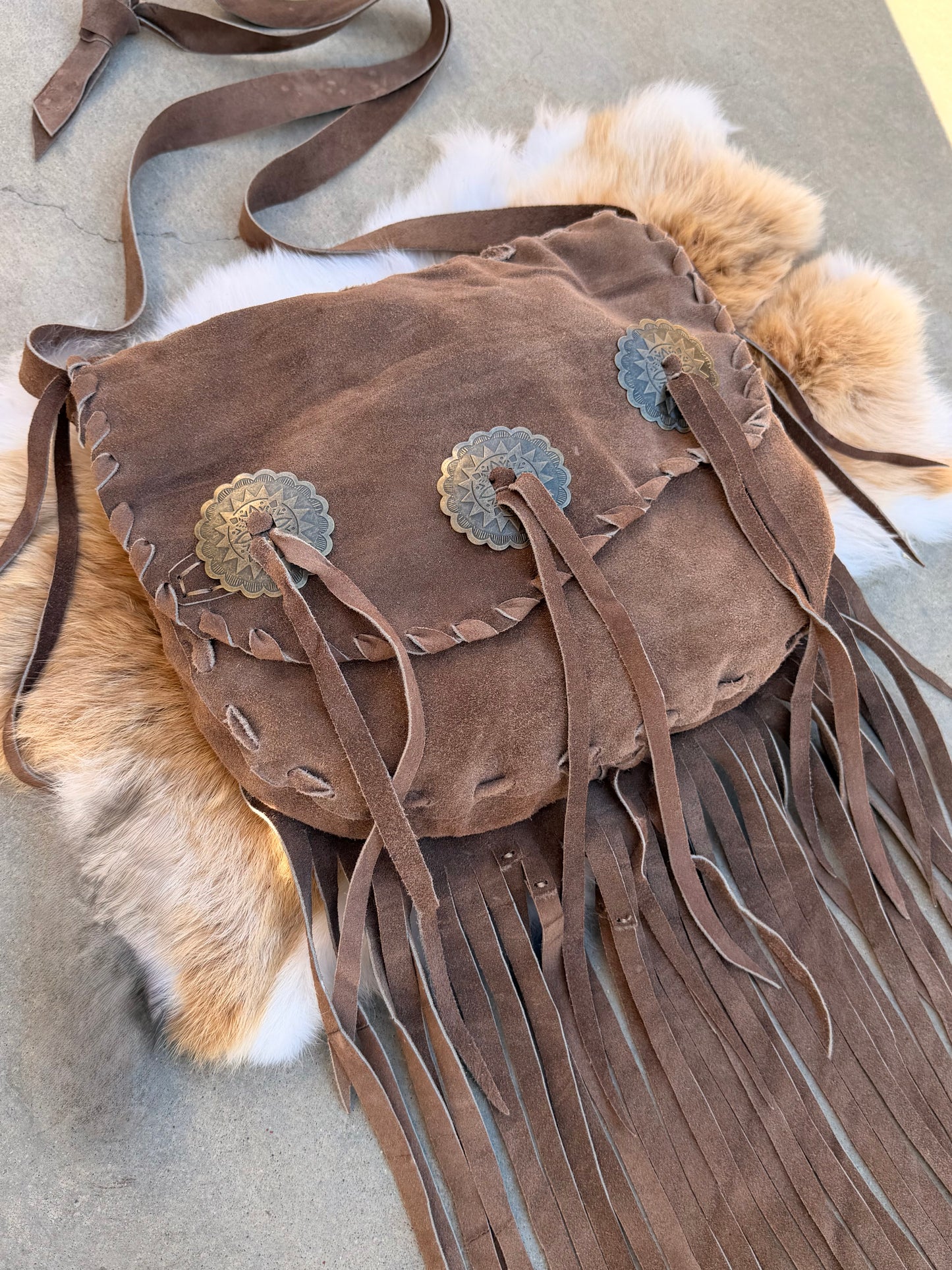 Tobacco Brown Large Crossbody