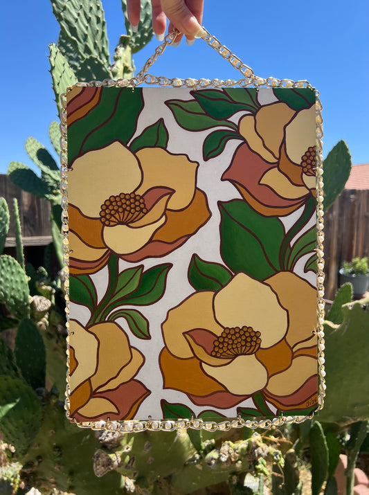 Floral Acrylic Painting