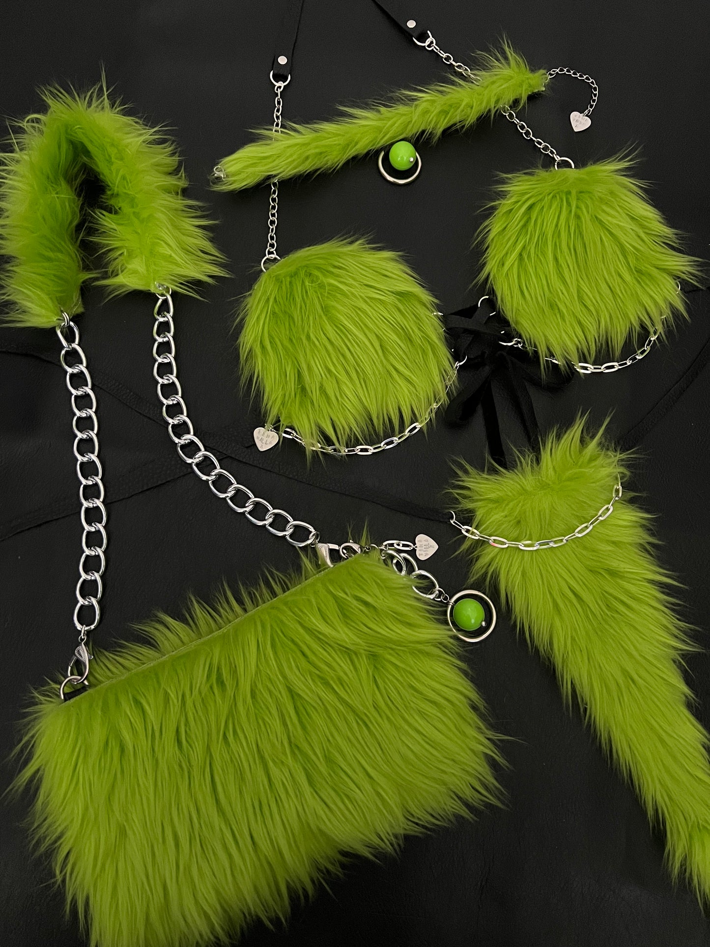 Grinchmas Faux Fur Set