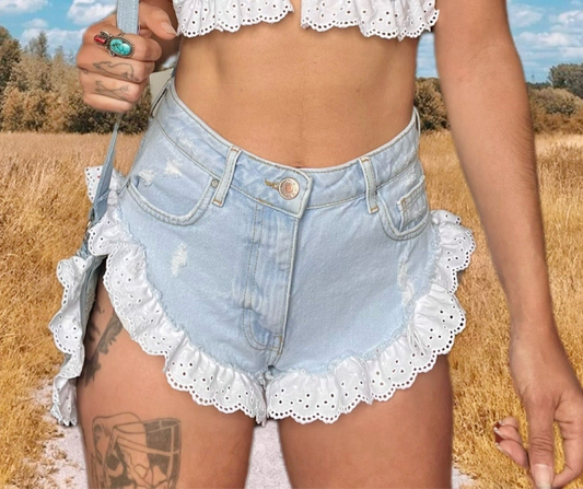 High waist Size 25 Booty Shorts