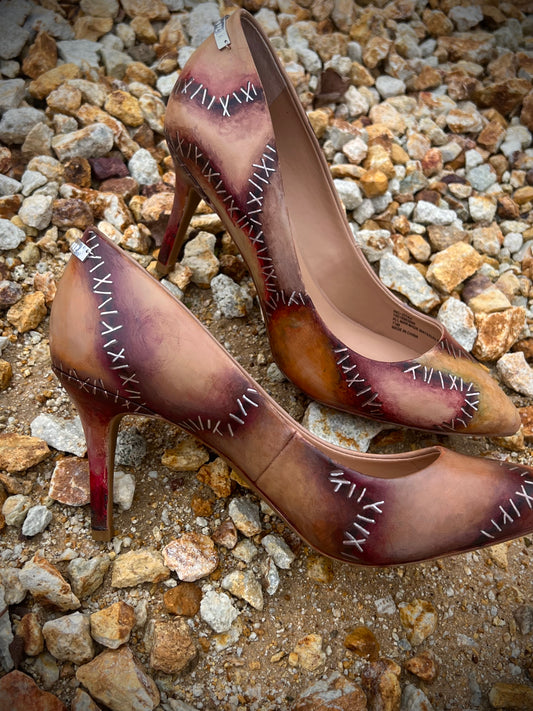 Leather Face Heels 7.5