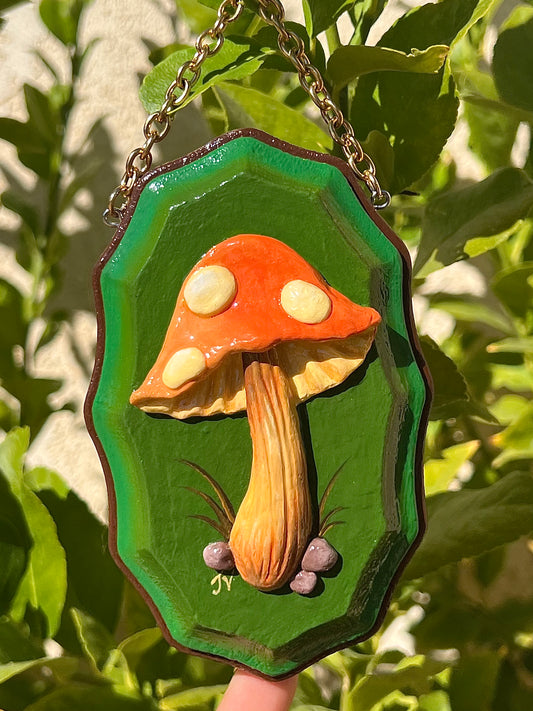 Mushroom Clay Wall Decor
