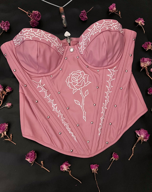 Rose Thorn Corset - Upcycle