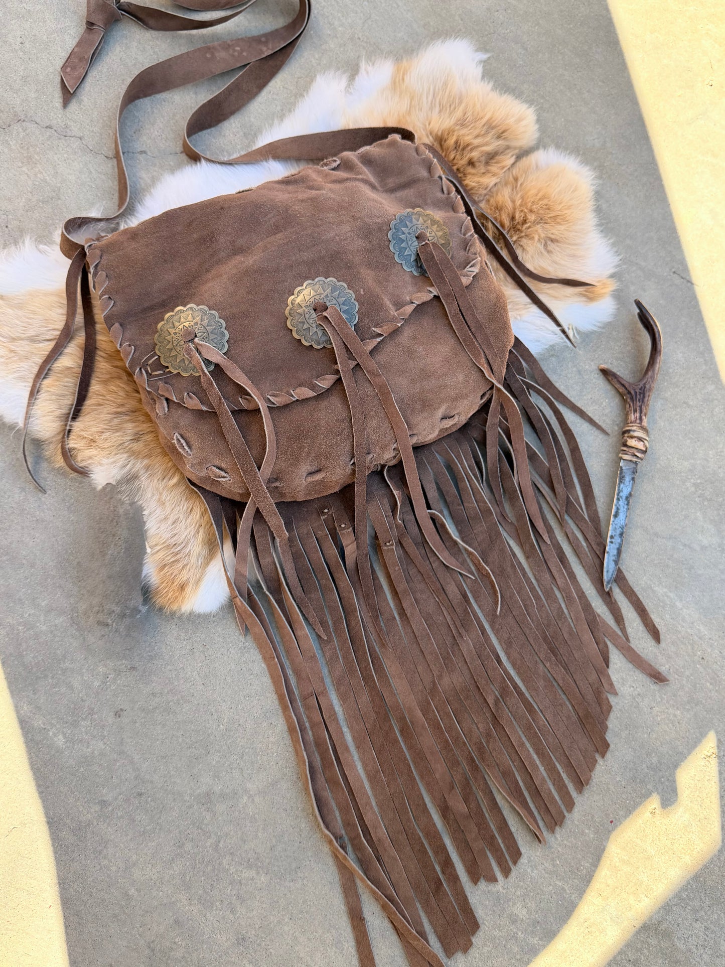 Tobacco Brown Large Crossbody