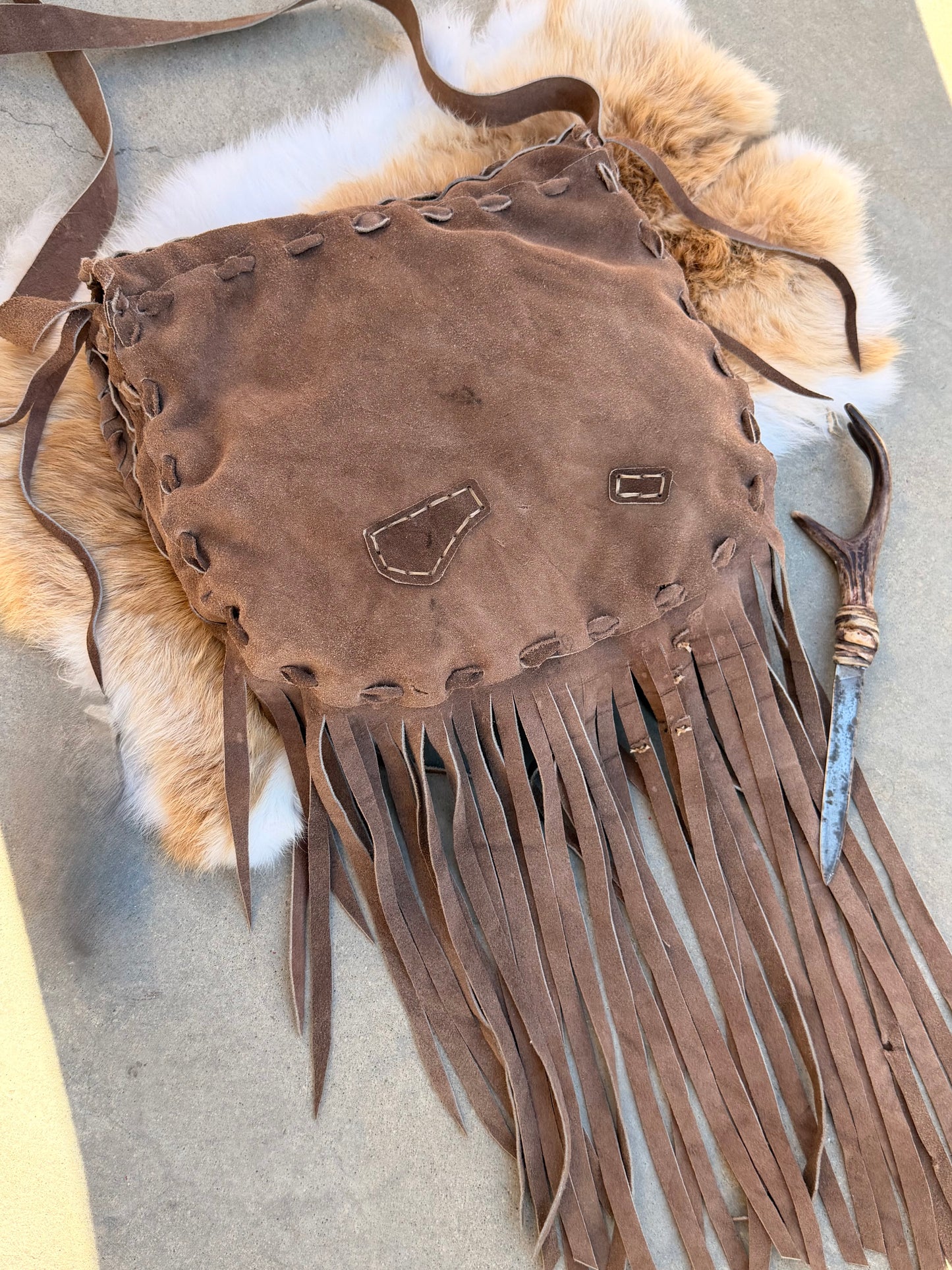 Tobacco Brown Large Crossbody