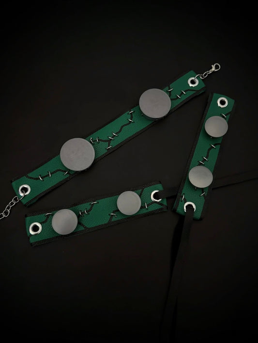 Bolt Choker & Cuff Set