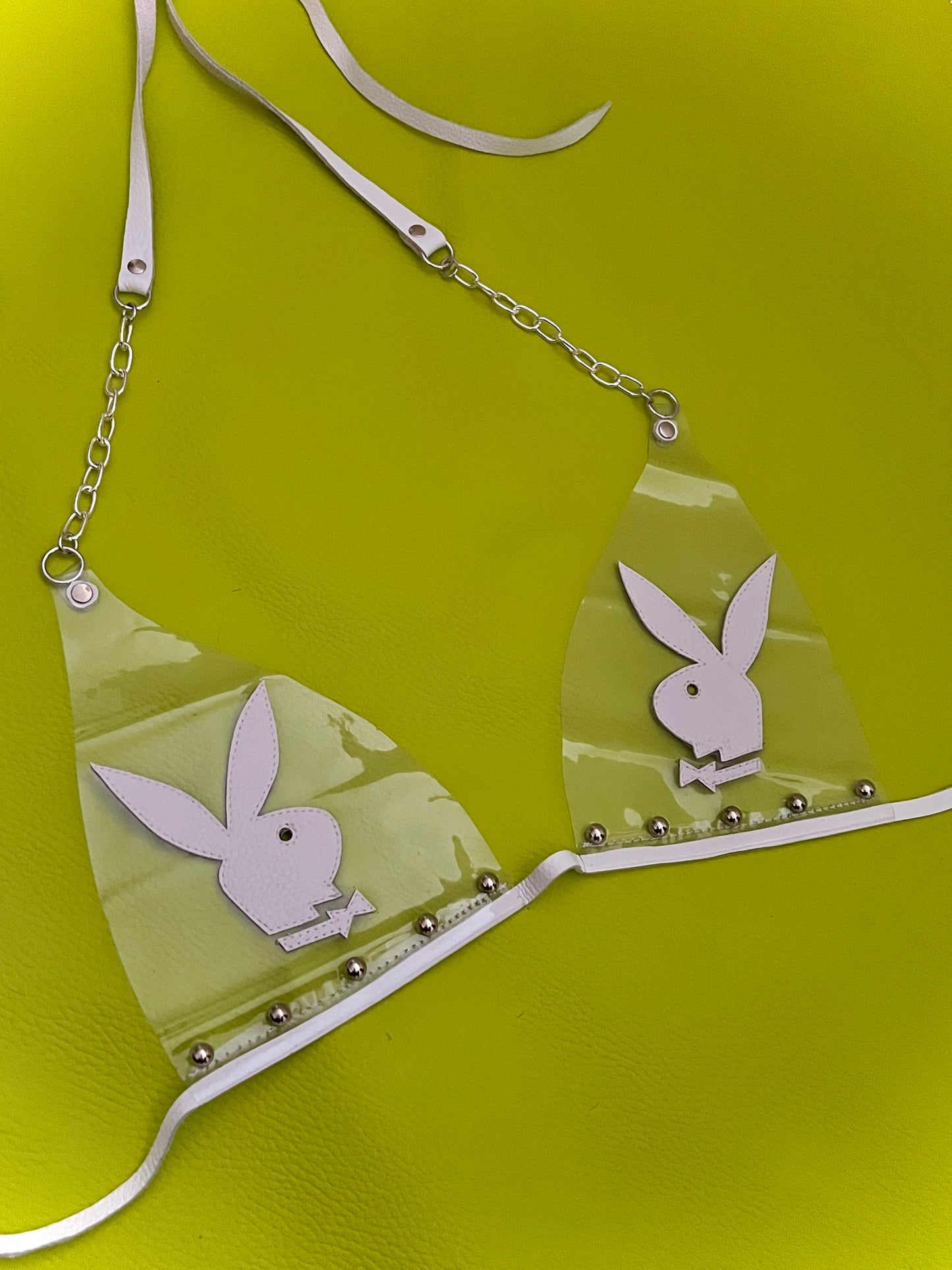 Clear Vinyl Bunny top