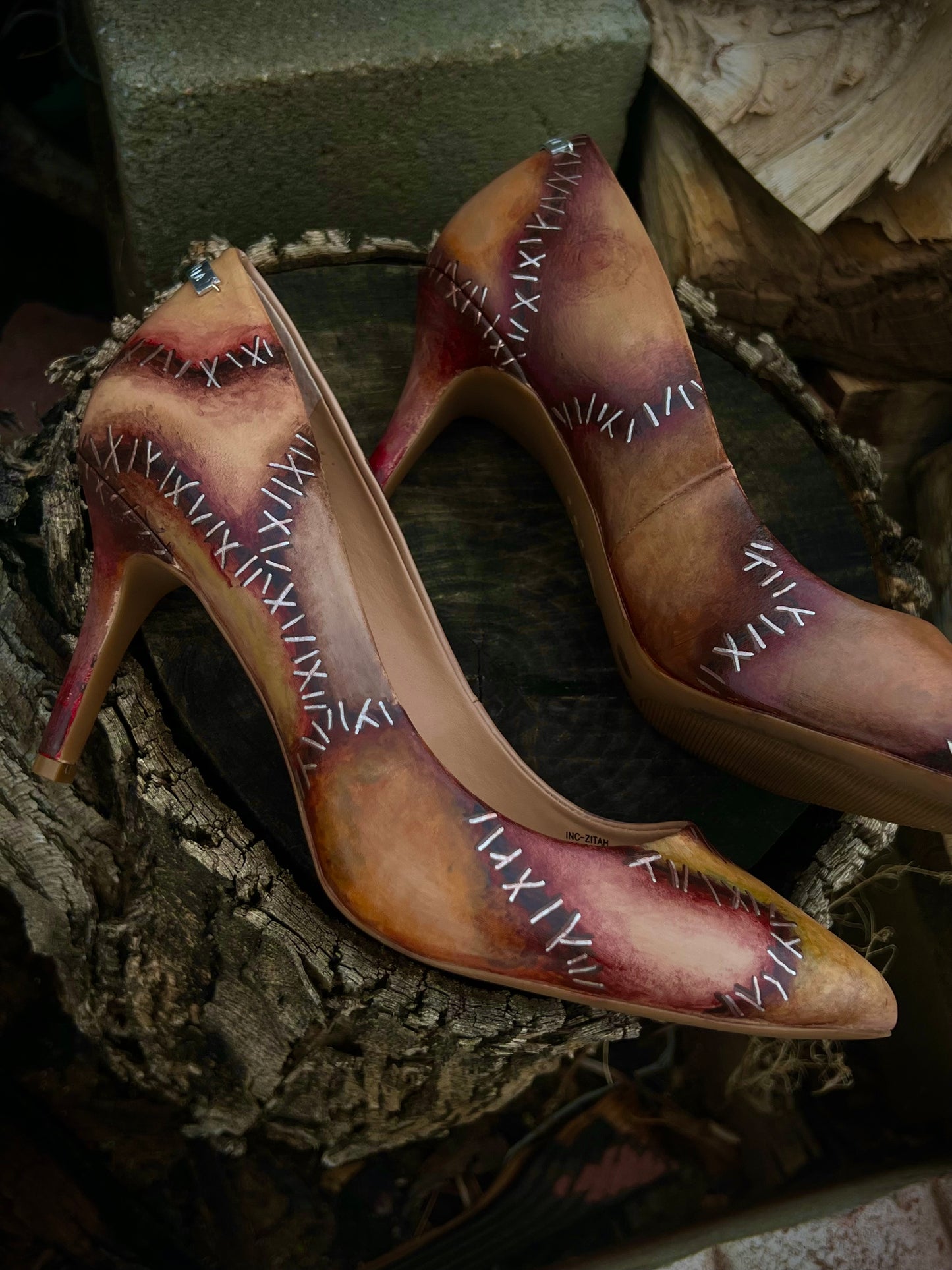 Leather Face Heels 7.5