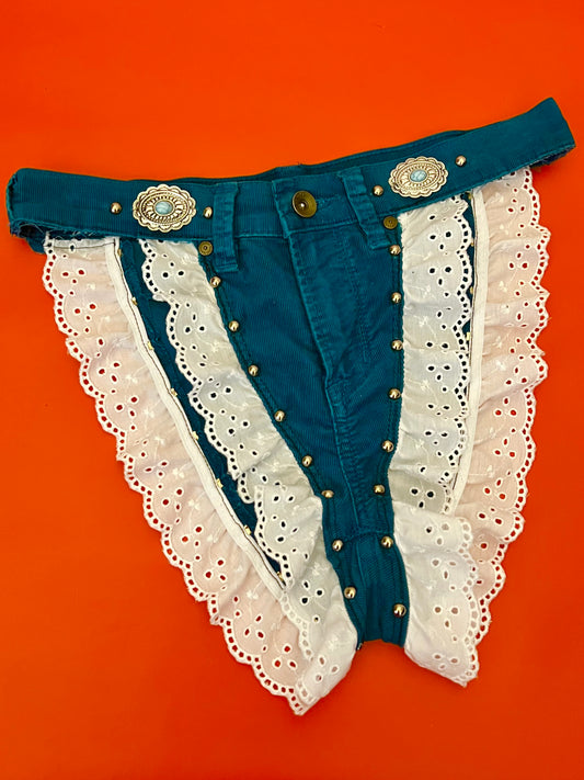 Jackie Blue High Waist Bottom