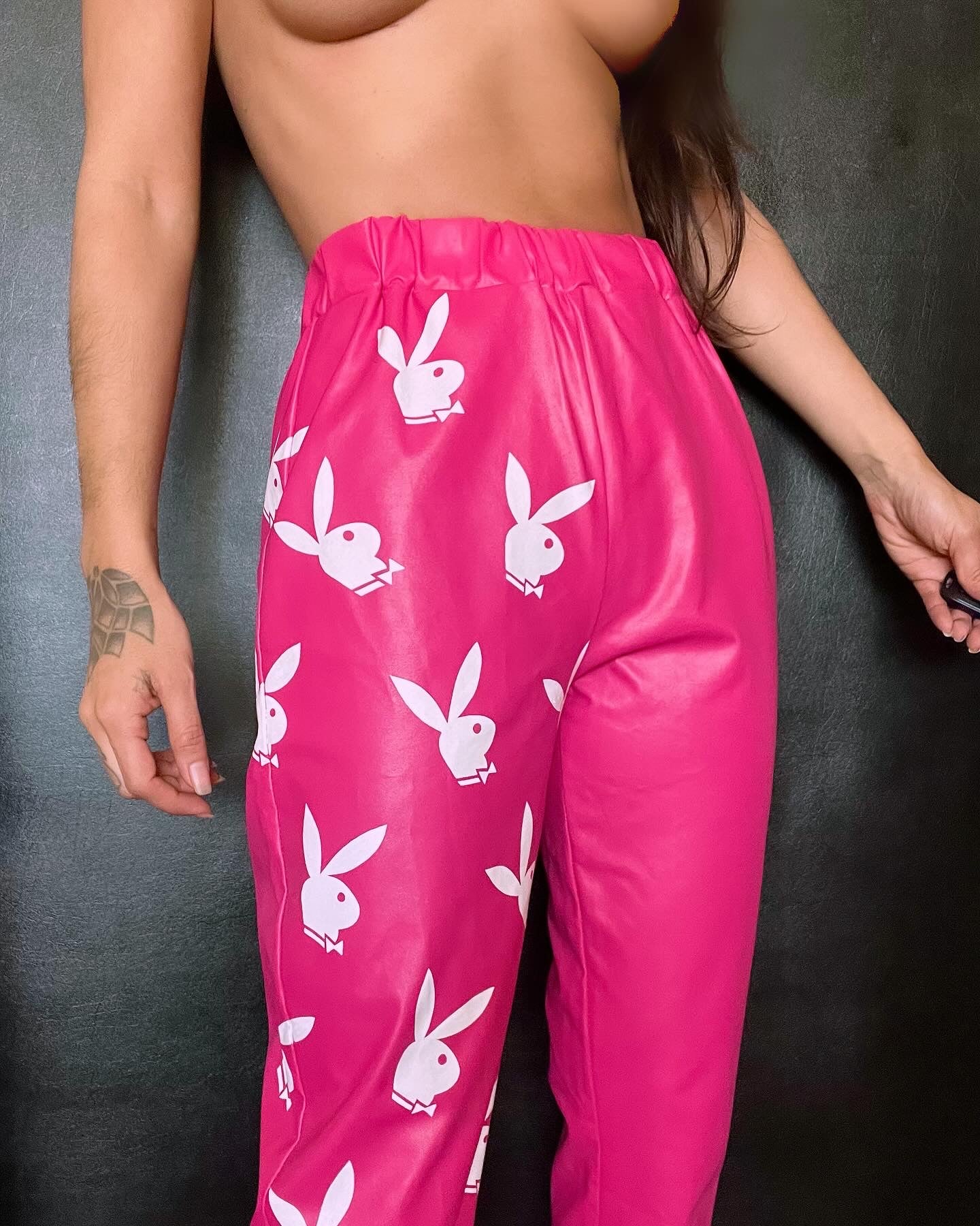 Bunny Painted Vintage Pants