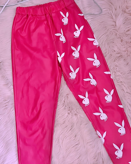 Bunny Painted Vintage Pants