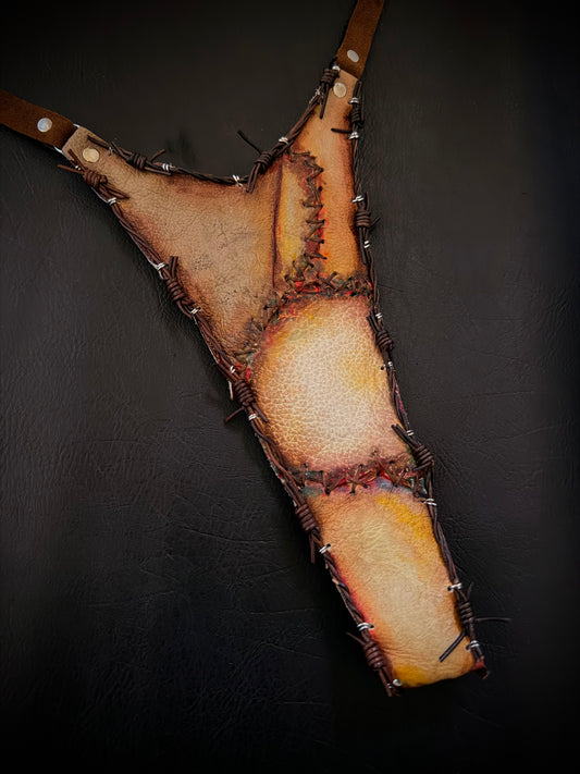 Leather Face Micro Thong