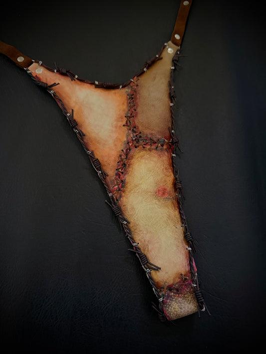 Leather Face Thong XS-M