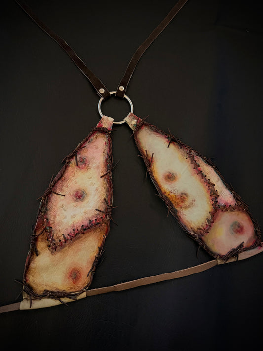 Leather Face CrossTop D-DDD cup