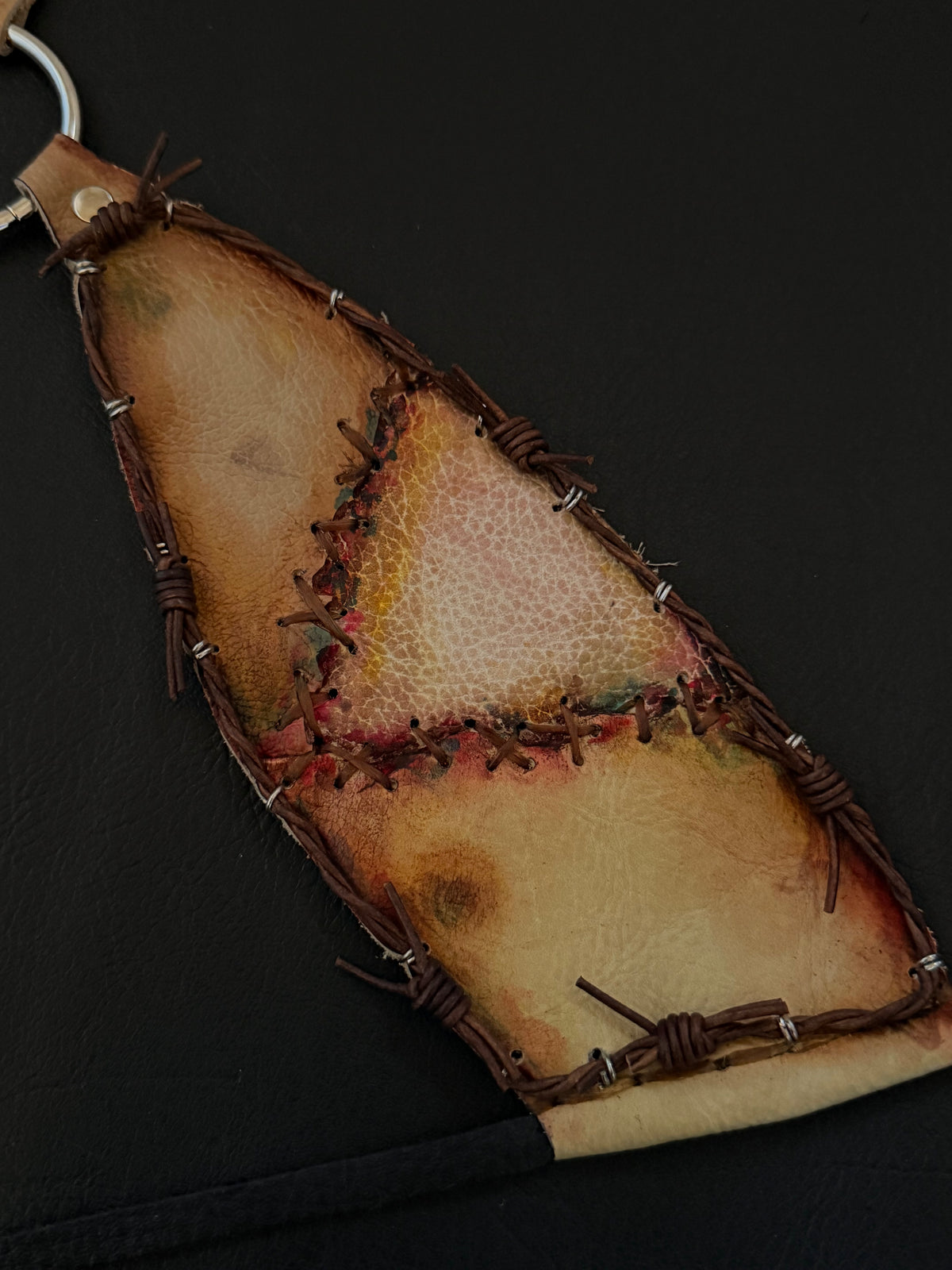 Leather Face CrossTop A-C/D cup